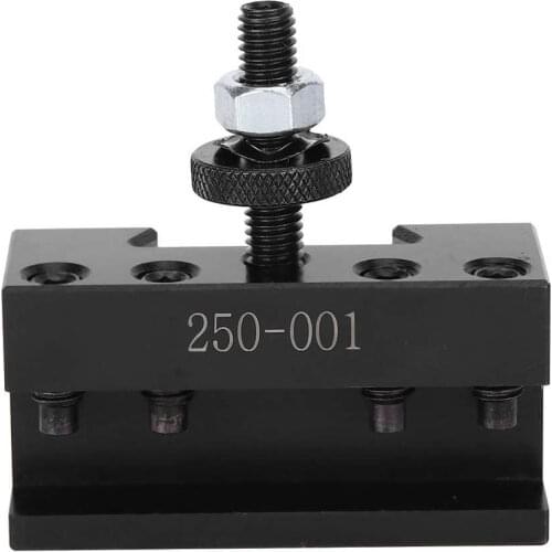 250-001/250-002 Quick Changing Tool Post High Carbon Steel Durable CNC Turning Lathe Tool Holder Boring Milling Cutter Bracket