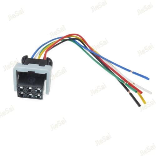 6 Pin Natural Gas Powered Engine Cable Plug O2 Oxygen Sensor Connector For Weichai Bosch