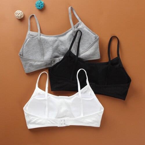 8-18 Years Kids Bras Young Girls Underwear Teenage Training Bras Women Cotton Kids Brassiere Tube Tops Girls Sport Bras