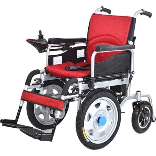 ES580 smart front-drive scooter for elderly persons with disabilities, foldable flashlight dual-purpose electric wheelchair
