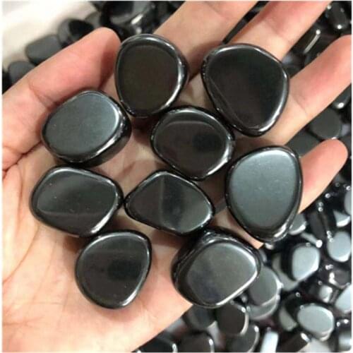 Hematite Tumbled Stones Natural Carved Crystal Gemstone For Sale