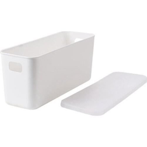 Storage Box with Lid, Underwear, Toy Tie, Socks, Snacks, Household Plastic Cosmetics, Office, Bathroom, Storage Box