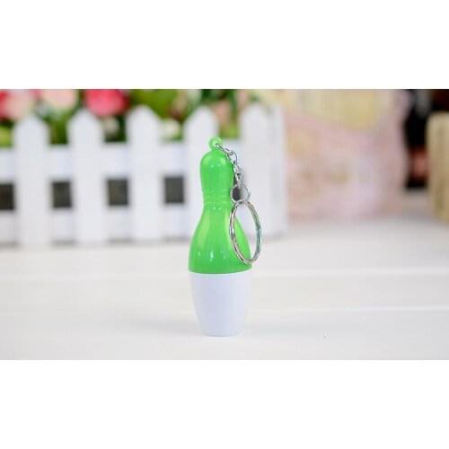 Creative bowling ball pen fashion incentive key buckle with convenient personality student Pendant Gift