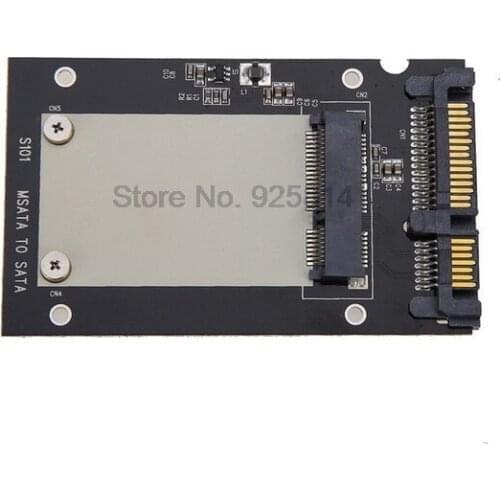 By dhl 100pcs 50mm Small board mSATA SSD to 2.5" SATA Drive Converter Adapter msata adaptor For Windows2000/XP/7/8/10 for Mac