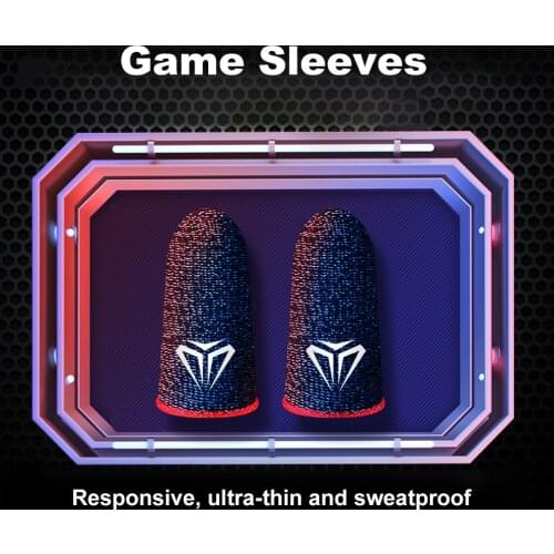 10pcs Mobile Game Fingertip Gloves for Gamer Sweatproof Anti-slip Touch Screen Finger Sleeve Breathable Gaming Fingertip Cover