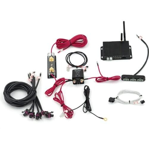 Air Ride Suspension Electronic Control System with Pressure Sensor Support Bluetooth-com Remote and Wire Control Car Accessories