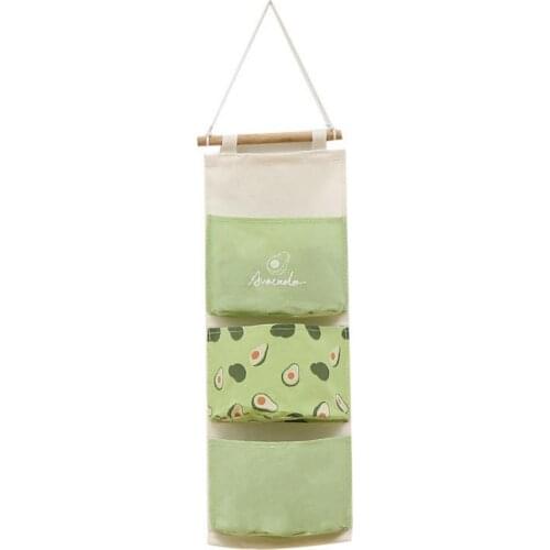 Useful Wall Storage Bag Good Load Capacity No Odor Wear Resistant Wood Wall Hanging Organizer Bag for Home Organizer Tools