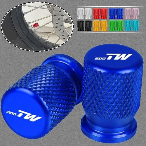 For Yamaha TW125 TW200 TW225 TW 125/200/225 Motorcycle Dust Cover Wheel Tire Bolt-In Caps Tyre Rim Valve Stem Caps Accessories