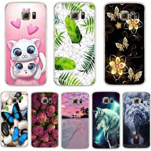 Silicon phone Case For Samsung Galaxy S6 Cases Cover For Samsung S6 edge Phone shell new design full 360 protective