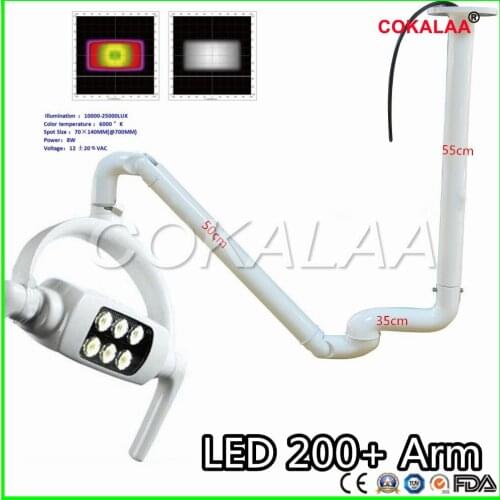 Dental Ceiling mounted dental lamp Led light with a ceiling arm module pet hospital use