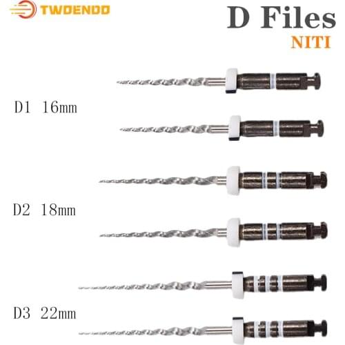 Dental Endodontic Files Rotary Files D1 D2 D3 Retreatment Files Super D Files for Root Canal Cleaning Dentistry Endo Instrument