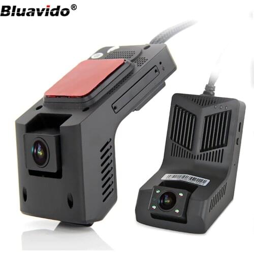 Bluavido 4G Android WiFi Car DVR FHD 1080P Dash Cam IR Night Vision GPS Tracking Dual Camera Live Monitoring taxi Drive Recorder