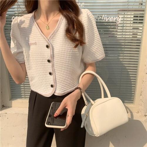 Women V-Neck Knitted Casual Ruched Short Sweaters Cardigans Lady Knitting Soft Thin Summer fashion Cardigan Outwear for