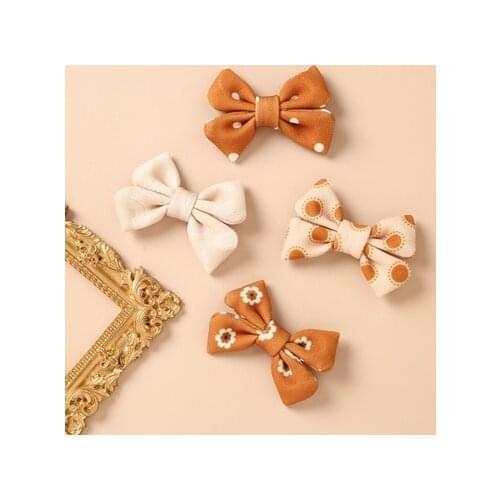 17Colors Bows Clips Hairpin Girls hair bows Boutique Hair Clips Headware Kids Hair Accessories