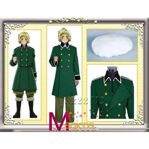 Anime APH Axis Powers Hetalia Switzerland Military Uniform Cosplay Party Costume Custom-made