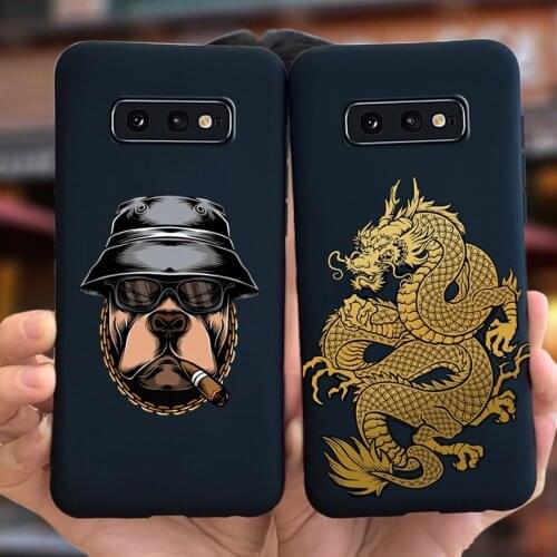 For Samsung Galaxy S10 S10E S10+ Case Cute Silicone Soft TPU Cover For Samsung S10 Plus S10E S10+ Phone Bumper Full Coque Fundas