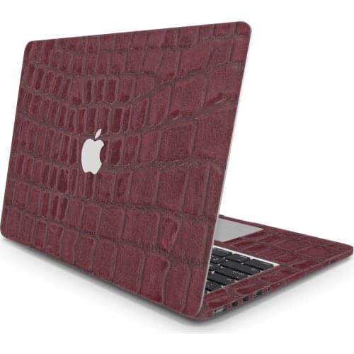 Sticker Master Red Leather Textures Macbook Pro 16 Case 2019 Macbook Air 13 Inch Case Macbook Pro 13 Inch Case 2019 Bright Macbook Pro Retina 15 Case Logo Cut Perfect Fit Full Skin