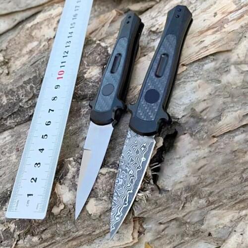2021 hot Kershaw 7125 CPM-154/Damascus blade Aluminum Handle Folding knife Outdoor Hiking Pocket Knife tactical EDC tool new