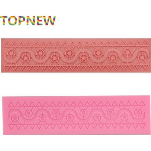 Delicate Instant Lace Mould Fondant Cake Decoration Tools Sugar Craft Food Grade Silicone Bakeware 1901