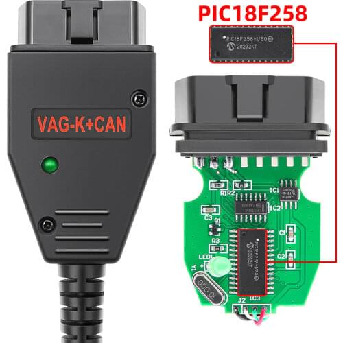 For VAG K CAN Commander 1.4 FTDI FT232RL PIC18F25K80 OBD2 Scanner Diagnostic Tool For VW for Golf/Bor for Jetta for VAG K-line