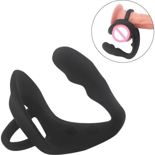 Men Delay Premature Lock Anal Toys Butt Plug Masturbator for Man Anal Vibrators Anal Plug Adult Toys