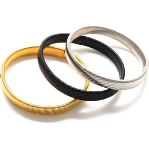 2pcs/set Unisex Stretchy Elastic Elasticated Metal Sleeve Garters Arm Bands Bracelet Bangles Shirt Sleeve Holder Jewelry