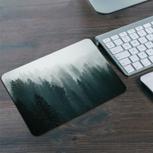 Gaming Computer Mouse Pad Mouse Pad Table Mat Forest Desk Mat Gaming Mouse Pad Gamer Accessories Rubber