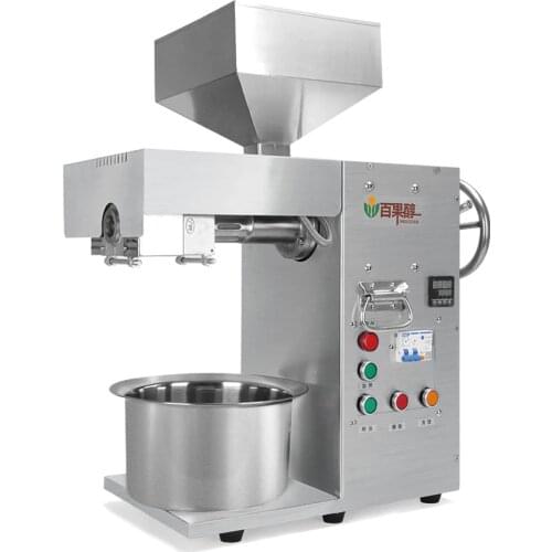 Commercial oil extractor Semi-Automatic Oil Press Machine cool&hot pressed stainless steel coconut Factory outlet CE