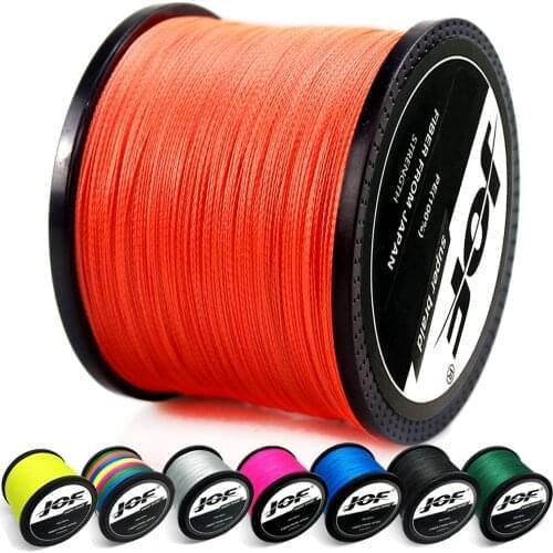 JOF Fishing line braided 500M 1000M 4/8 Strands Multifilament Fishing Wire Carp Fishing 10-120lb