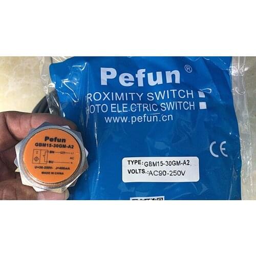 Genuine "Beifuning pefun" proximity switch GBM15-30GM-A2, AC second line, normally closed