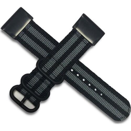 Replacement Strap For Garmin Fenix 6/ 6X/6pro/6X pro/6S/6S pro Nylon Canvas Wrist Strap 20/22/26mm Watchband Watch Accessories
