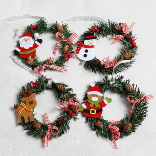 Christmas Wreath Home Decorations Garland Curtain Outdoor Christmas Decoration Garland for Decoration Christmas Tree Decoration
