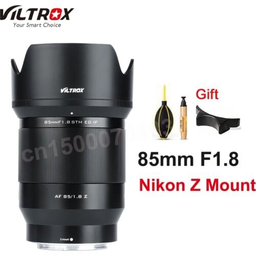 Viltrox 85mm f1.8 STM Lens AF Fixed Focus Lens Full Frame for Nikon Z Mount Camera Z5 Z6 Z7 Z50 Z7II Z6II Cameras Lens