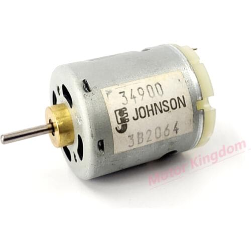 JOHNSON RS-365 34900 Micro Motor DC 6V~24V 25800RPM High Speed Carbon Brush Mini Motor DIY Heat Gun Hair Drier Toy Model