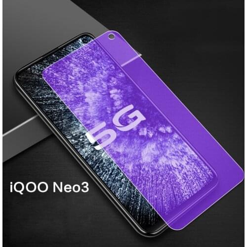 Screen Protector for VIVO IQOO Neo5 Neo 5 Lite Neo Neo3 5G Anti Blue Matte Tempered Glass For IQOO 7 LEGEND Cover No Fingerprint