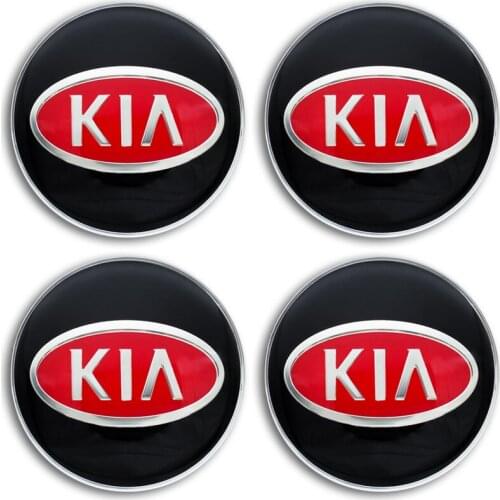 4pcs 65mm Car Wheel Center Hub Cap Rim Cover Sticker Decal For KIA Rio Ceed Sportage Sorento k2 k3 k4 k5 k6 Soul Accessories