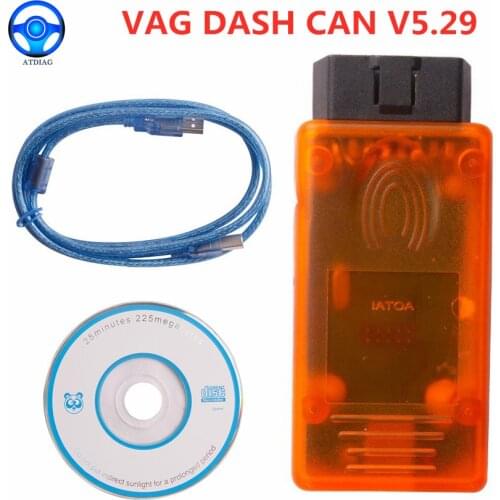 5.29 version professional vag car key programmer vag dash can v5.29 latest version vag dash can v 5.29 free shipping in stock