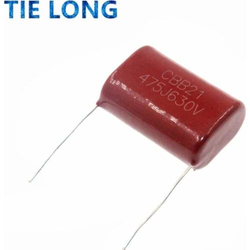 5PCS CBB22 630V475J 4.7UF Pitch 30MM 630V 475 CBB Polypropylene film capacitor