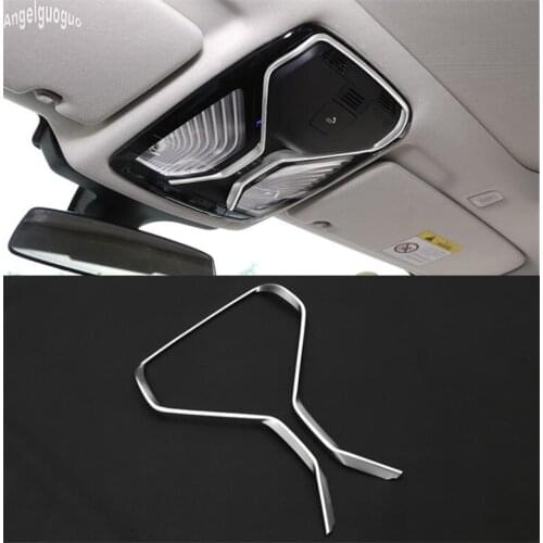 ABS chrome For BMW X5 G05 X4 G02 2019 up Car Roof Reading Lamp Light switch Decoration Cover Sequin trim upgrade styling sticker