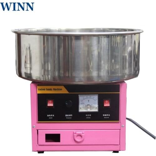 Stainless Steel Electric cotton candy machine pink 220V/110v Sweet Fancy cotton candy maker Floss Machine Spun sugar Processor