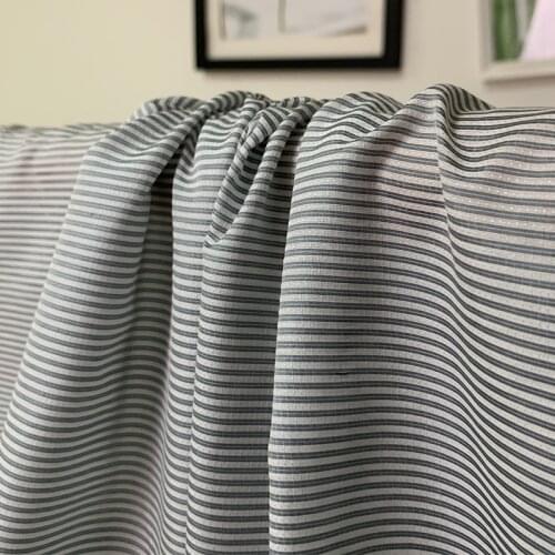 White waxberry 148cm 87g/m Striped star dot jacquard silk cotton fabrics clothes Garment sewing materials Free shipping