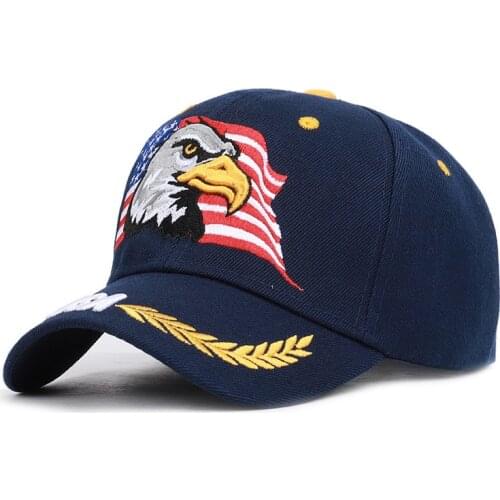 The New Animal Farm Snap Back Trucker Hat Patriotic American Eagle and American Flag Baseball Cap USA 3D Embroidery 2020