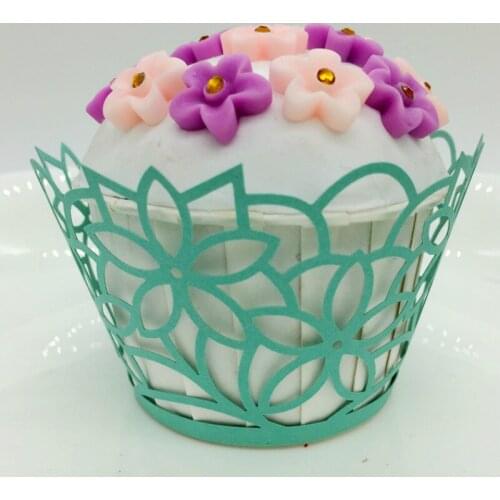 Laser Cutting Cake Cupcake Paper Wrappers Muffin Cases Baking Cup Case Birthday Wedding Christmas Party Decorations 6ZSH158