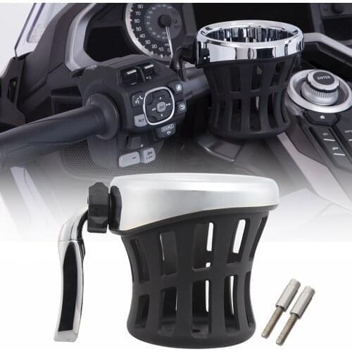 Motorcycle Passenger Drink Cup Holder Bottle Drink Cup Holder Fits For Honda Gold Wing GL1800 2018-2020 F6B 2013-2015 2014