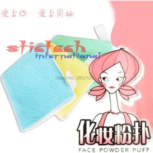 By dhl or ems 500pcs High Quality Double Side Face Wash Pad Makeup Cleaner Sponge Puff Exfoliator Glove Face Cleaning Tools New