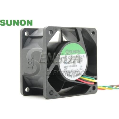 For Sunon PMD1206PMB3-A P/N : 0U8679 U8679 DC 12V 3.4W 60x60x38mm 4Wire 5Pin for SX280 GX620 SX745 SX755 760 USFF cooling fan