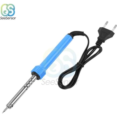Electric Soldering Iron EU Plug AC 220V 240V 40W 60W Welding Solder Rework Station Heat Pencil Repair Tools Color Random