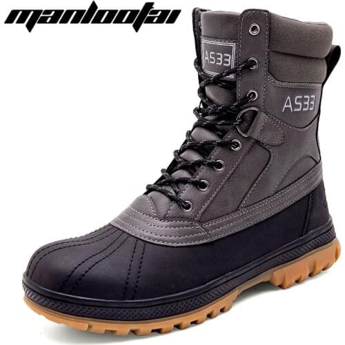 MANLOOTAI Men's Work Shoes
