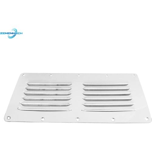 Marine Hardware 304 Stainless Steel Boat Marine Square Air Vent Louver Vent Grille Ventilation Louvered Ventilator Grill Cover