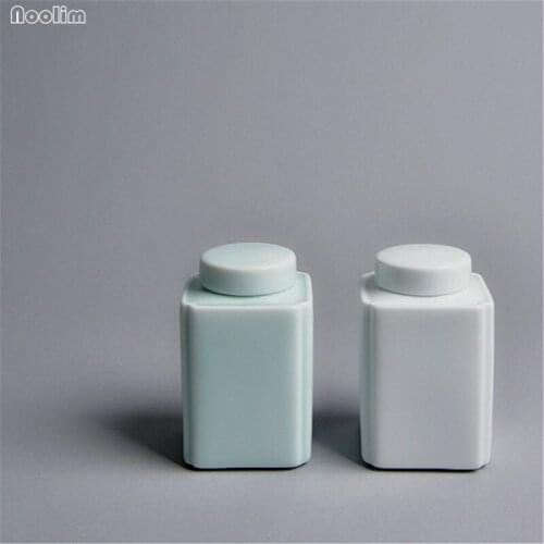 NOOLIM Jingdezhen Celadon Canisters White Porcelain Tea Caddy Candy Coffee Storage Bottle Food Container Sealed Cans Spice Jar